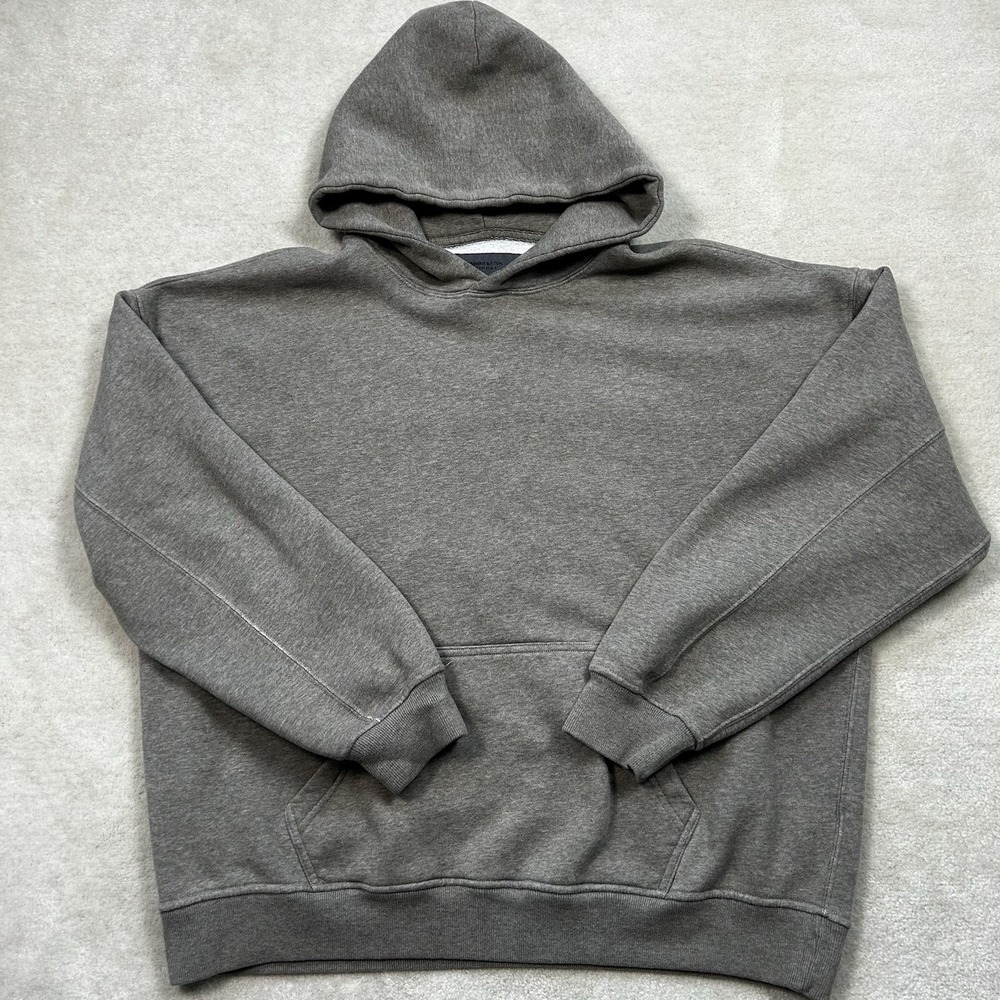 Abercrombie & Fitch Soft AF Essentials Hoodie Men's L Oversized Fleece Pullover